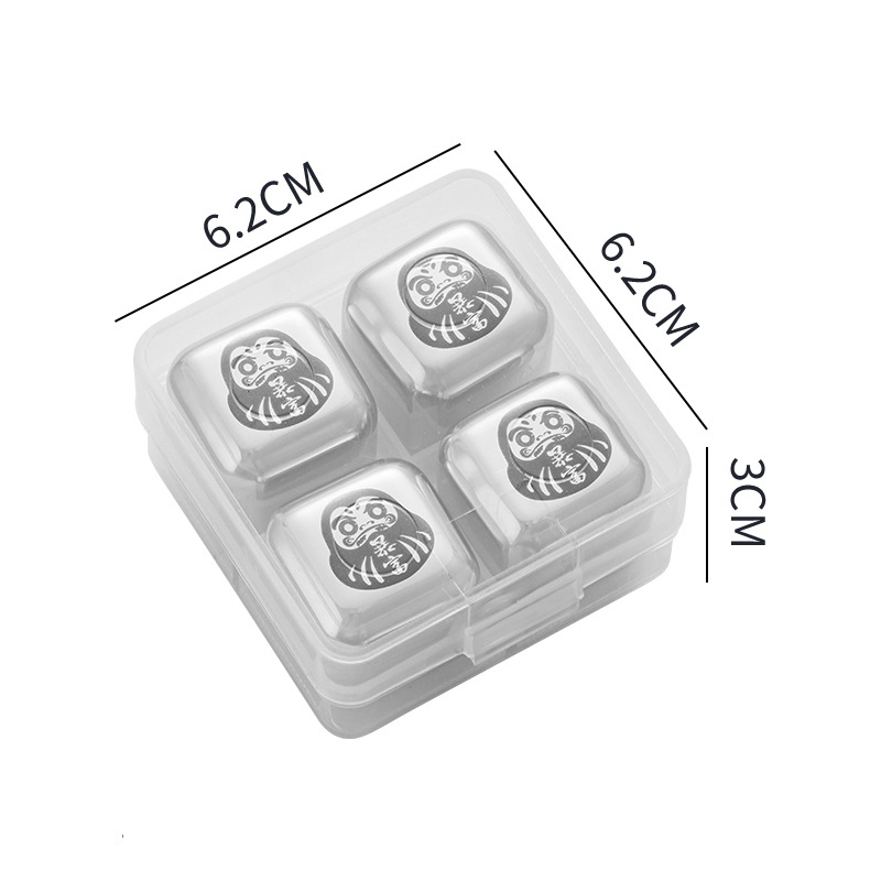 Four Pcs Bodhidharma in Box