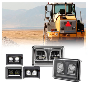 40W 4x6 นิ้วอลูมิเนียมสแควร์ LED ไฟหน้า Bright Cool แสงสีขาวสําหรับติดตั้งเพิ่มใช้สําหรับ Fendt กวางรุ่น - Product Image 1