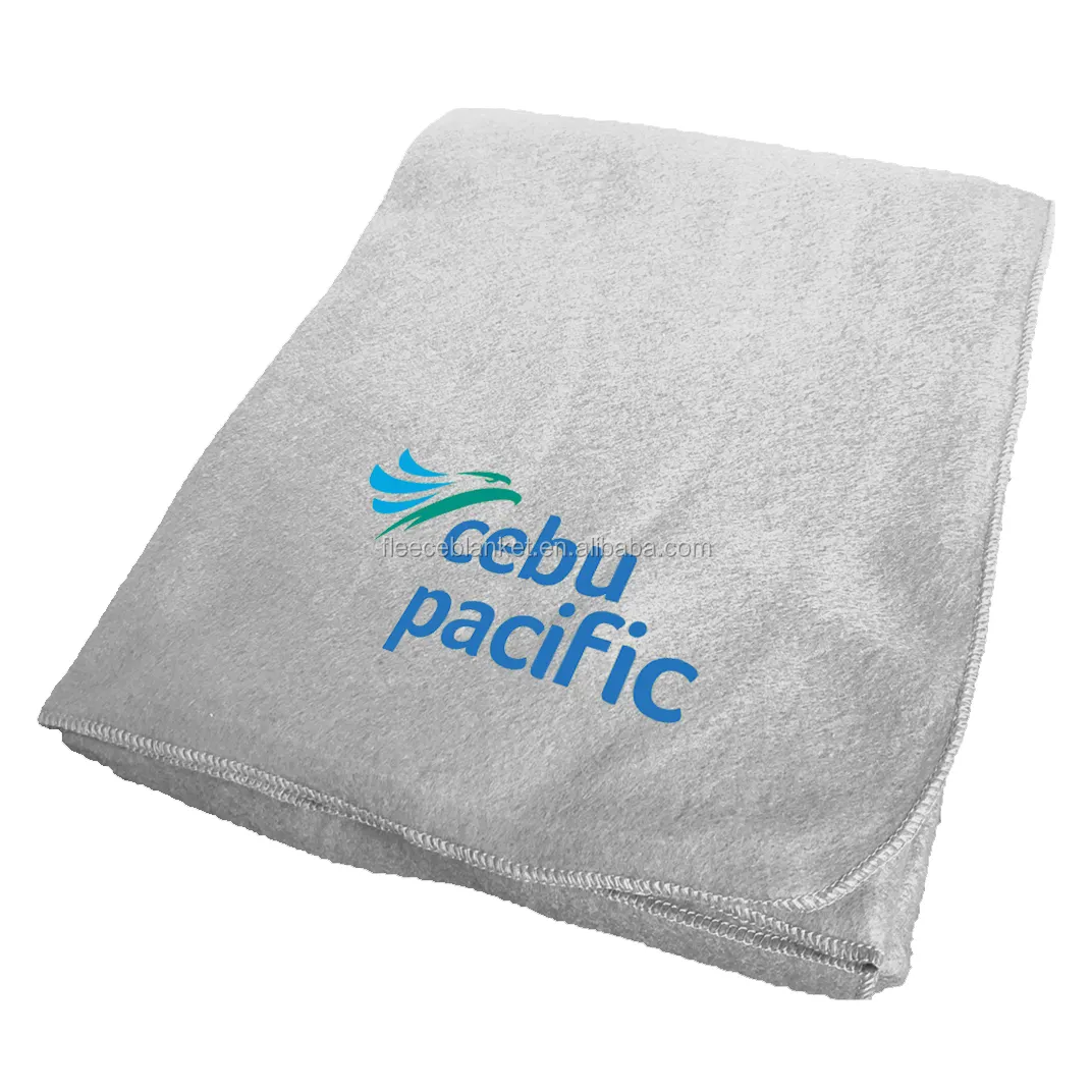 Chama RPET-Retardador De Velo Polar Anti-pilling descartável Eco-Friendly Reciclado Plástico Velo companhia aérea Cobertor