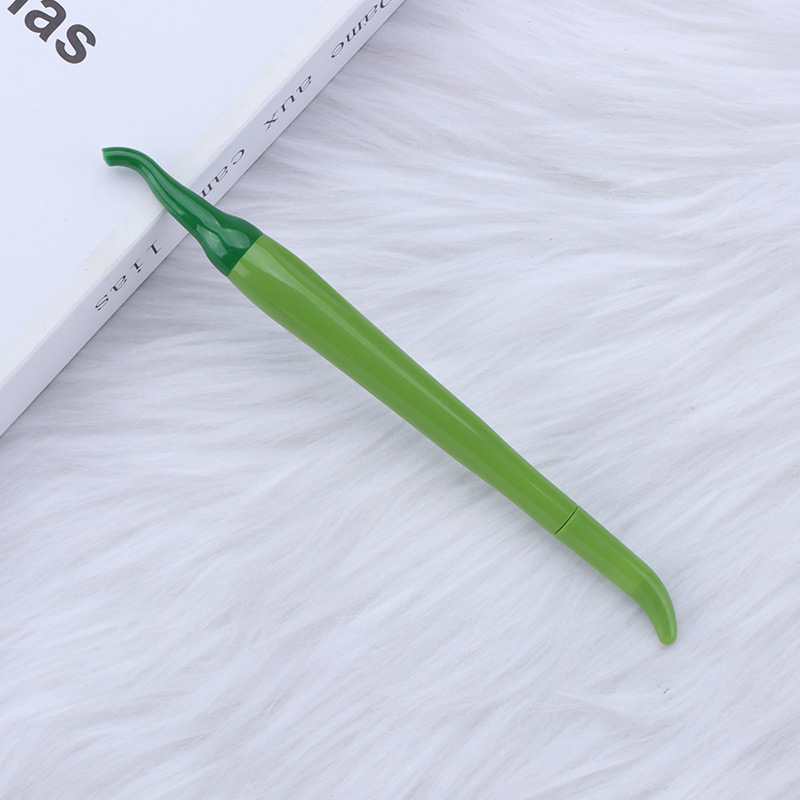 Recambio de bolígrafo neutro con tubo de aguja negro de 0,5 mm - verde