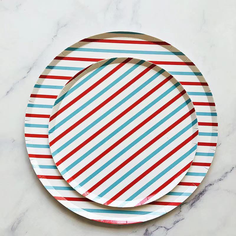 7inch Striped 8pcs/bag