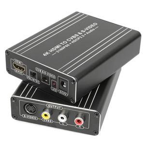 Convertidor de HDMI a CVBS AV S-VIDEO RCA, HDMI 2,0, 4K60hz, HDCP 2,2, convertidor de Audio Digital a analógico para proyector de DVD HDTV STB, nuevo - Product Image 1