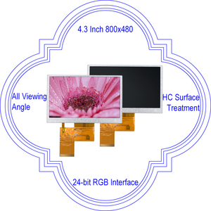 La mejor experiencia de exportación global Pantalla TFT de 4,3 pulgadas para equipos industriales Resolución 800X480 Módulo LCD de sistema de hogar inteligente - Product Image 5