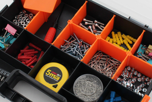 多功能塑料工具箱，带工具网络工具包 - Product Image 6