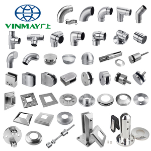 Phụ Kiện Lan Can Kẹp Kính Lan Can Hàng Rào Lan Can Khuỷu Tay Vịn Khuỷu Tay Phụ Kiện Lan Can Bằng Thép Không Gỉ 304 316 - Product Image 1