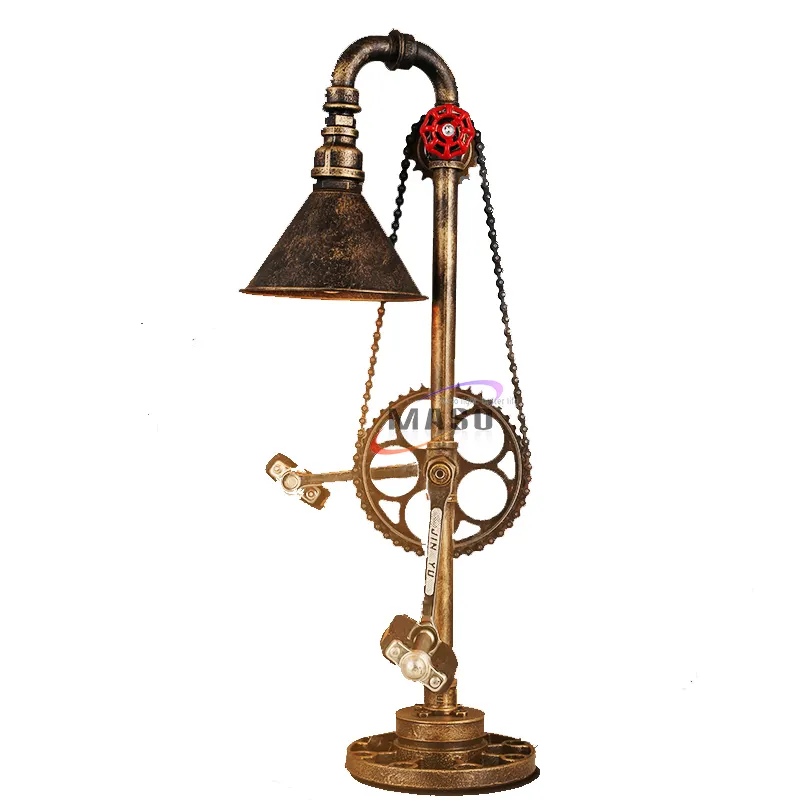 Led de lujo Casa decoración de piezas vintage de barra de luz última lámpara de mesa