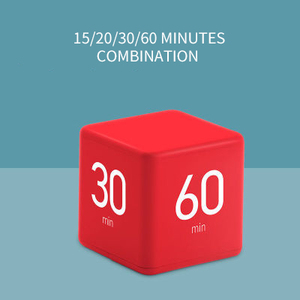 Mini timer per il conto alla rovescia del cubo udibile per la gestione del tempo dei bambini gestione del tempo del Timer di lettura del libro - Product Image 4