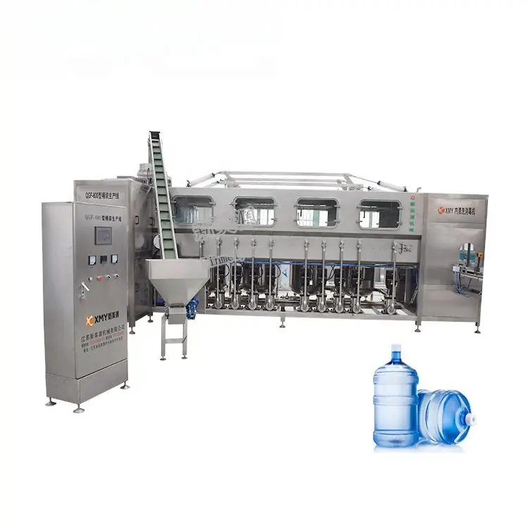 Completo sapore automatico 5 lettiera 10 litri 20 litri bottiglia di acqua di riempimento macchina per la produzione di acqua potabile linea