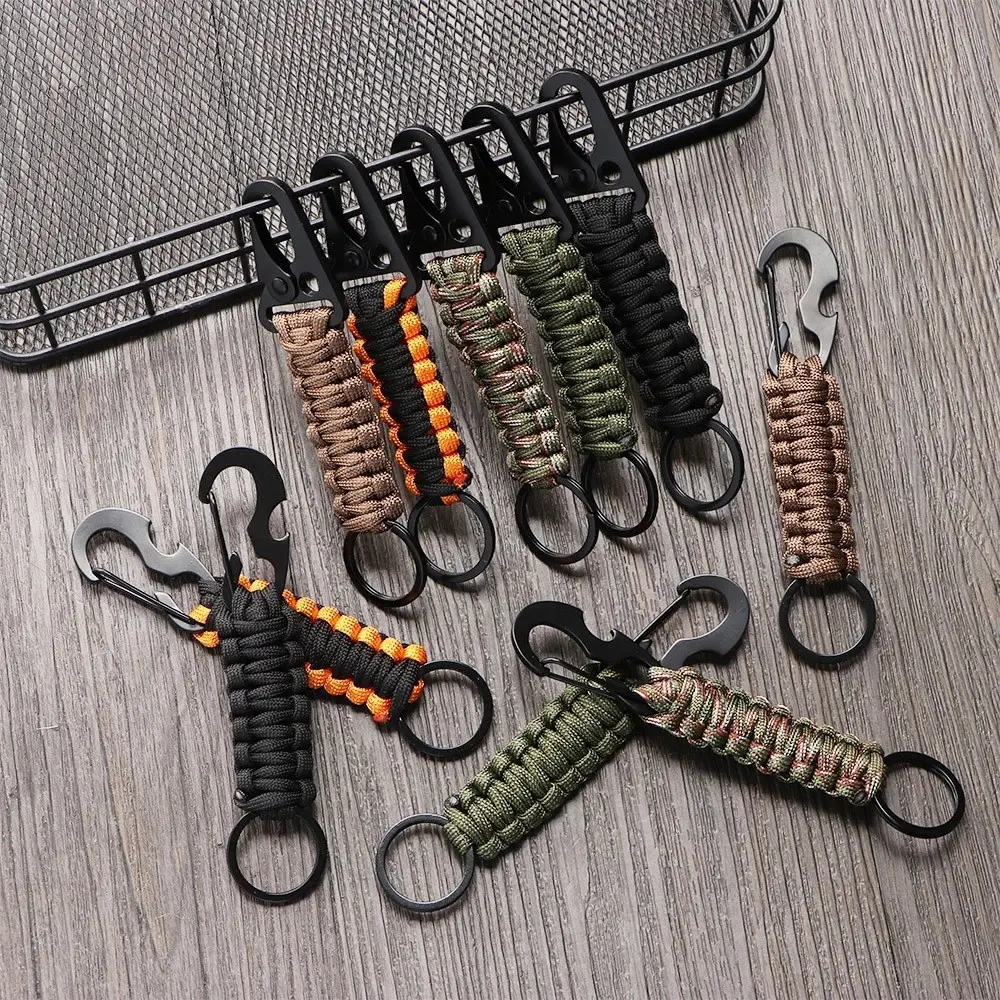 Camping Paracord Koord Touw Camping Survival Kit Noodknoop Flesopener Sleutelhanger Outdoor Sleutelhanger Sleutelhanger Sleutelhanger