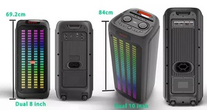 PA <span class=keywords><strong>Speaker</strong></span> Fábrica Fornecimento Direto Novo Produto Dual 10 Polegada Subwoofer Profissional Alto-falante Ativo Do Partido De Alta Potência