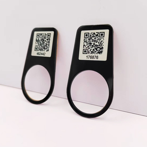 Código QR personalizado Número de serie código de barras Número de serie PVC acrílico de alta calidad impermeable y resistente a los arañazos código QR