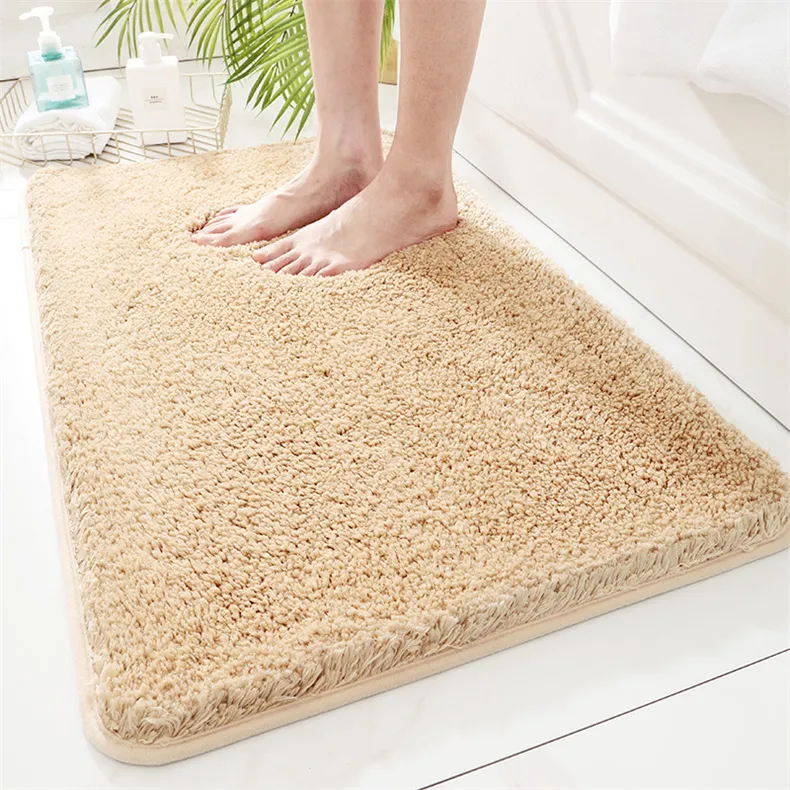 Thuis Kind Luxe Coral Anti Milieuvriendelijk Microfiber Bad Antislip Tapijt Zacht Tapijt Kid Laat Non Slip Custom Badkamer mat