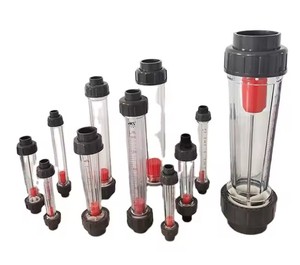 Caudalímetro de rotor SHLLJ tubo de vidrio redondo tipo flotador LZM25G LPM caudalímetro de agua líquida - Product Image 3