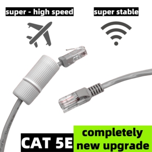Letonda สายเคเบิลอีเธอร์เน็ต CAT5e คุณภาพสูงพร้อมฝาปิดกันฝุ่นในตัวทำให้มั่นใจได้ว่าการเชื่อมต่อเครือข่ายมีเสถียรภาพ - Product Image 6