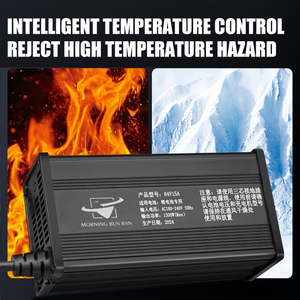 Lityum pil akıllı hızlı şarj için 87.6v 10a şarj alüminyum kabuk ekran gerçek zamanlı güç - Product Image 6