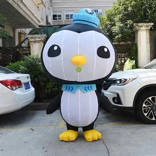 Advertising moving Inflatable suit Cartoon penguin Character Inflatable Customized Model inflatable animal Custom