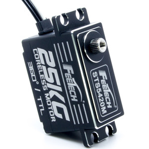 Feetech sts5420 м, 7,4 В, 25 кг, бессердечная стальная шестерня, магнитный датчик 360 градусов, одновальный сервопривод - Product Image 2
