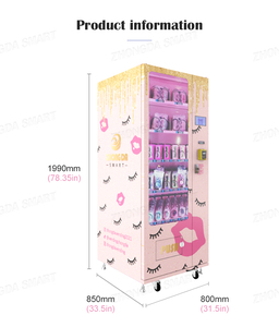 易于控制的超薄小型自动售货机迷你睫毛自动售货机出售 - Product Image 2