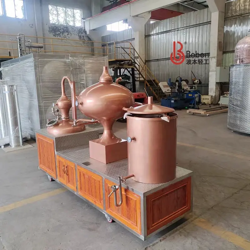 Brandies konyak Grappa distile Alambic Pot hala Charentais Alembic hala 1000 Litre su ısıtıcısı ve ön ısıtıcı