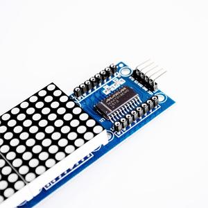 MAX7219 modulo a matrice di punti microcontrollore 4 in un Display con linea 5P modulo rosso verde blu MAX7219 - Product Image 2