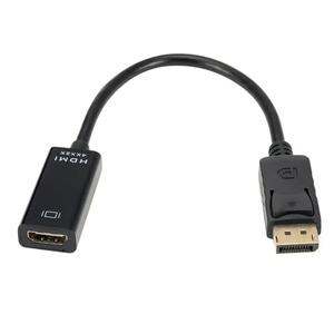 DisplayPort 4K a cable de audio y video compatible con HDMI Puerto de pantalla DP A Adaptador HD para computadora portátil a Monitor de proyector de TV - Product Image 2