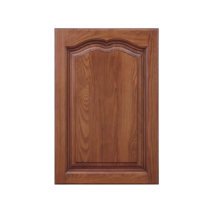 Puerta de armario de cocina de madera sólida moderna, personalización de fábrica, gran oferta