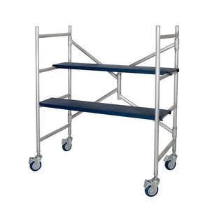 Andamio móvil de 6 pies Banco DE TRABAJO multiusos Yeso Estilo panadero Andamio Plataforma Rodante H Marco Andamio - Product Image 4