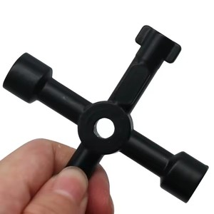 4 yollu çok fonksiyonlu evrensel çapraz anahtar çinko alaşım tesisatçılar elektrikçiler vana araçları tren elektrik asansör için tuşları - Product Image 2