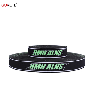 Cinta Elástica Personalizada 2-30mm Alta Tenacidad Poliéster Nylon Polipropileno con Letra Impresa Nuevo Título - Product Image 2