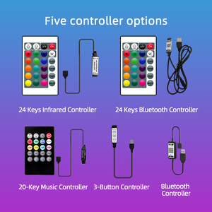 <strong>RGB</strong> 5V 5050 USB Music Set Smart <strong>LED</strong> Strip Light for Gaming Room with Sound Control - Product Image 4