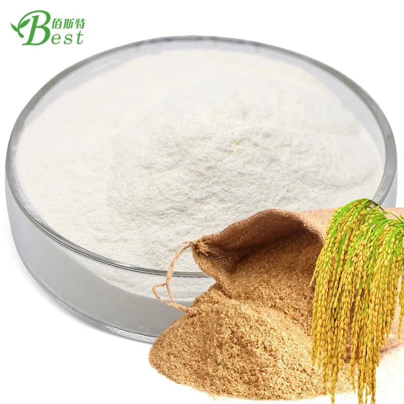Fonte de ácido ferulico natural arroz bran extrato 98% pó de ácido ferulico a granel