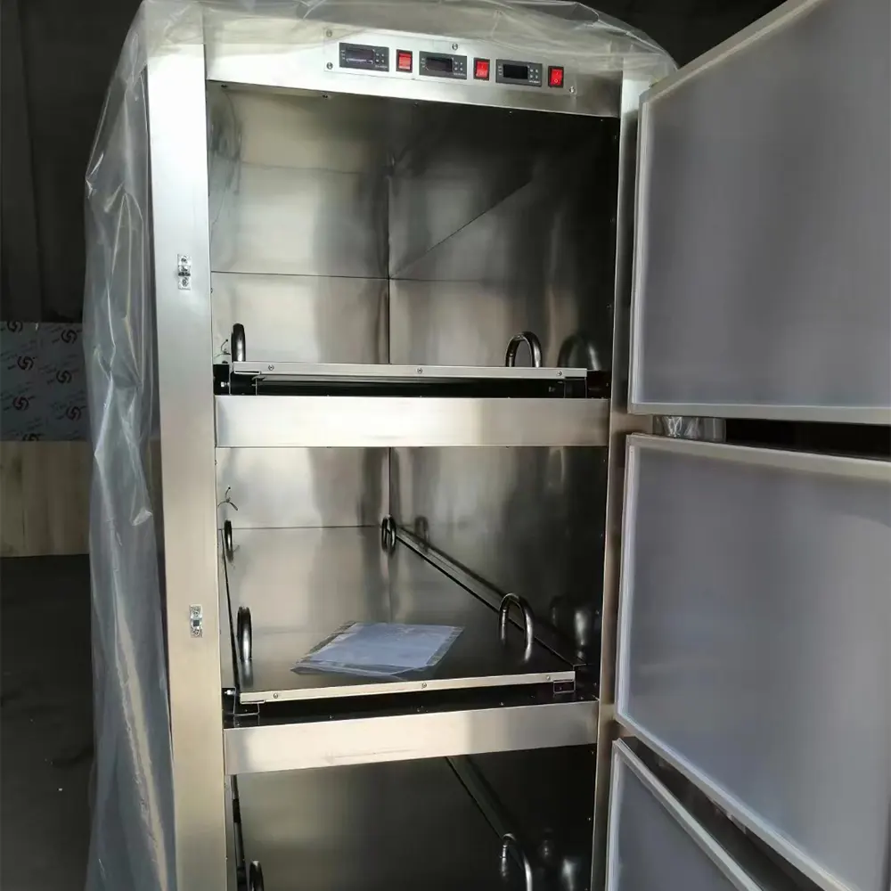 Equipamento de congelamento de túnel de separação independente do gabinete do congelador do sistema de controle de refrigeração do hospital novo