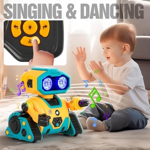 Intelligenter multifunktion aler RC-Roboter Toy Touch-Sensing 2.4G Fernbedienung programmierung Interaktiver Roboter mit Lichtsc haltung