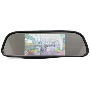 Monitor de sistema de aparcamiento de datos colorido OEM de 6 pulgadas, espejo retrovisor de coche, sensor de aparcamiento inverso, cámara trasera - Product Image 2