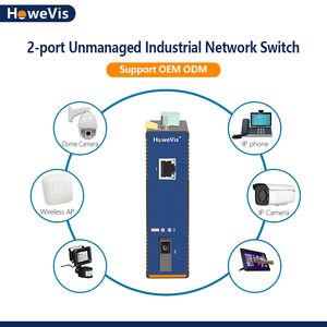 中国メーカー高品質2ポートpoeネットワークスイッチ10/100Mbps poeイーサネットスイッチDINレールIEEE802.3af/at SFP - Product Image 5