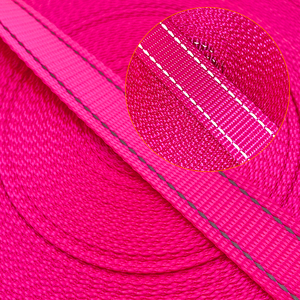 Gacent-correa reflectante de nailon y poliéster para Collar de mascotas, correas de seguridad personalizadas de fábrica