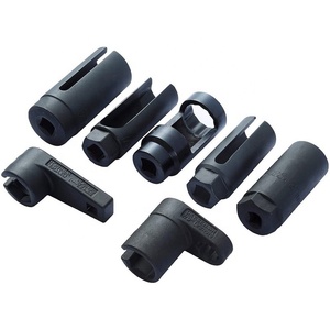 Red Colour 7pcs <strong>O2</strong> Oxygen <strong>Lambda</strong> <strong>Sensor</strong> Socket 6 Point Wrench Tool Remover Installer Box Universal Oxygen <strong>Sensor</strong> Removing Kit - Product Image 5