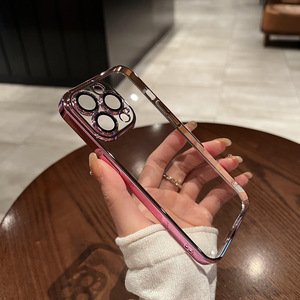 For iPhone 14 Mobile Phone <strong>Shell</strong> PC Electroplating All-inclusive Anti-fall Hard PC <strong>Shell</strong> With Lens Film case for iPhone 14 - Product Image 4