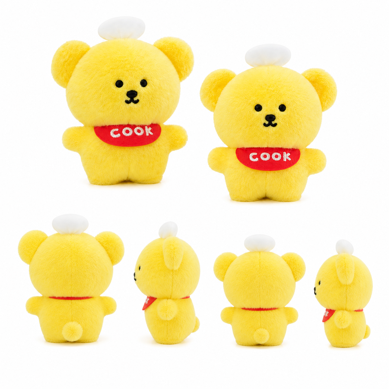 4 peluches (contactez-nous pour le catalogue et plus de 6000 modèles)