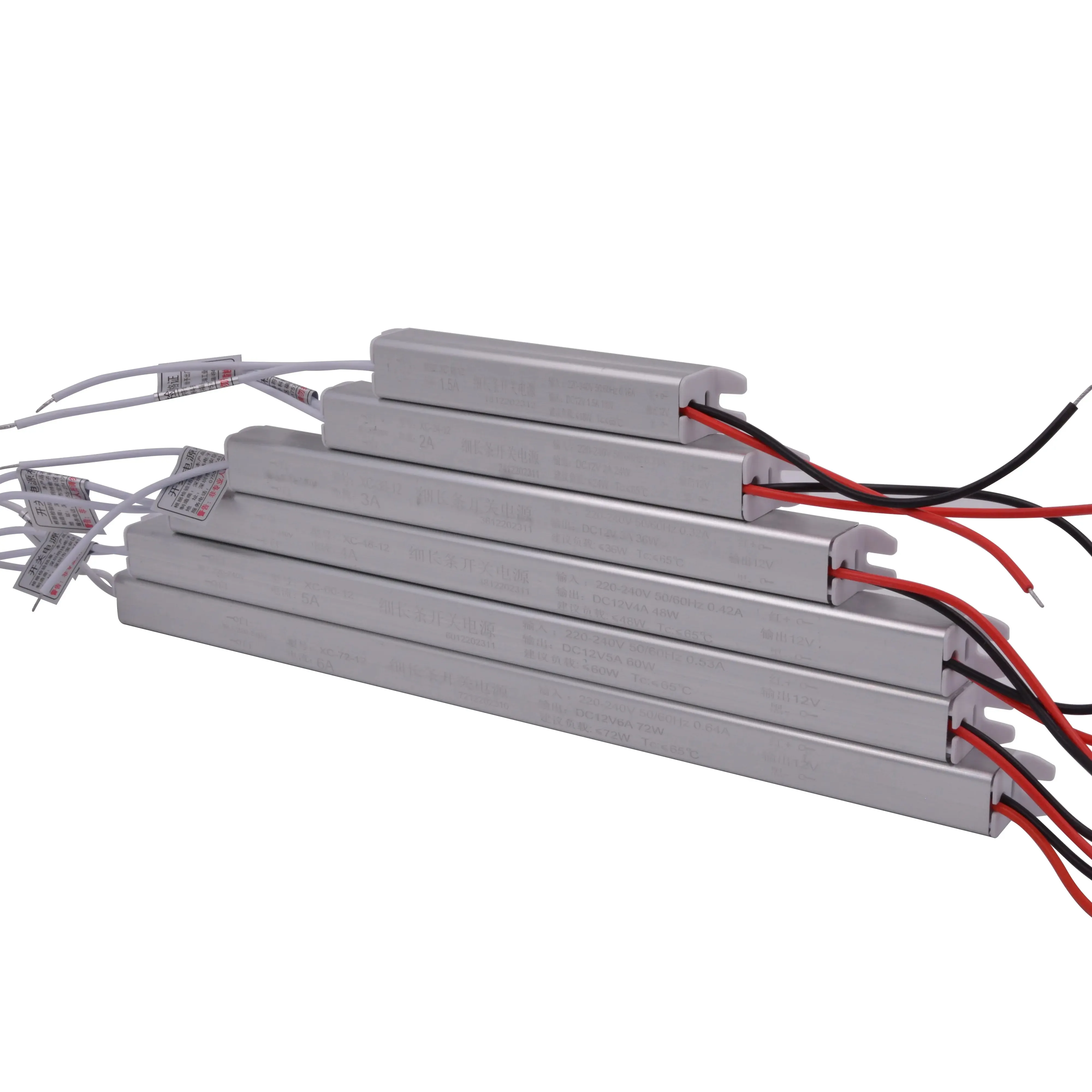 XC-72-24 MWISH ultra sottile led driver dimmerabile 24V 72W 3A smps LED trasformatore di commutazione di alimentazione per scatola di illuminazione