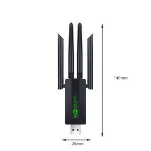 Dual Band USB kablosuz ağ kartı yüksek hızlı 2.4G & 5.8G Gigabit WIFI adaptörü PC için ücretsiz sürücü ve kombinasyon anteni ile - Product Image 3