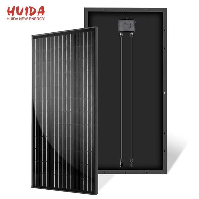 HUIDA 2023, Лидер продаж, 515 Вт, полностью черные солнечные панели, 182 мм, 10BB, Гибкая солнечная панель, 72 элемента