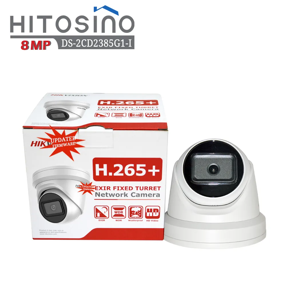 Hik Original Vision 8 MP 4K Intelligence Angetrieben von Dark fighter IR IP POE-Netzwerk kamera mit festem Turm