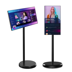 アリババCom 21.5インチモバイル液晶テレビ接続電話リモコン付きスマートポータブルTV Google PlayとAndroidシステムでログイン - Product Image 1
