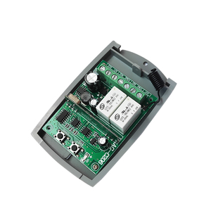 433.92mhz 2 kanal garage tor tür fernbedienung befehl feste lernen roll codes 12-24V empfänger - Product Image 1