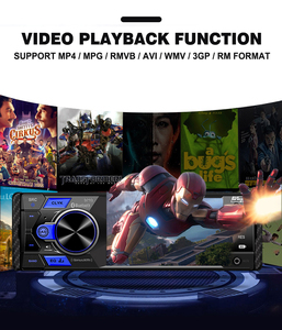 เครื่องเล่นวิดีโอ Mp5รถยนต์หน้าจอความละเอียด HD 4นิ้ว BT/USB/tf/aux/fm รีเวิร์สซิ่งอเนกประสงค์เครื่องขยายเสียง RGB ควบคุมระยะไกล - Product Image 2
