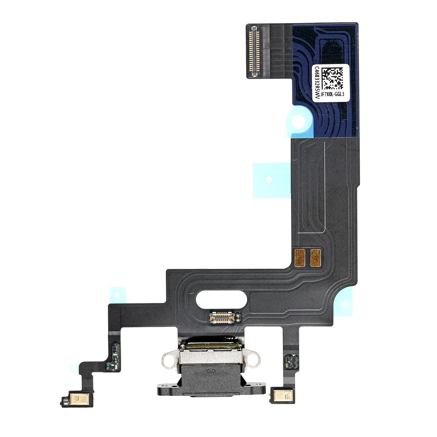 For iPhone XR Black Charge Port