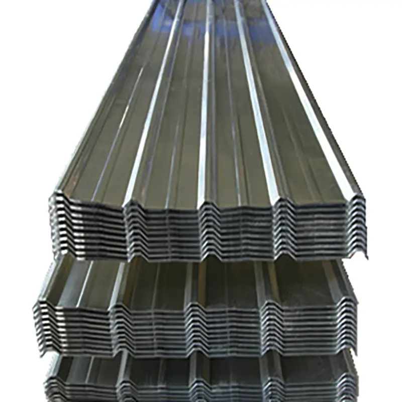Plaque métallique de Zinc RAL prépeinte Galvalume couleur GI, toiture en acier, tôle d'acier galvanisée ondulée