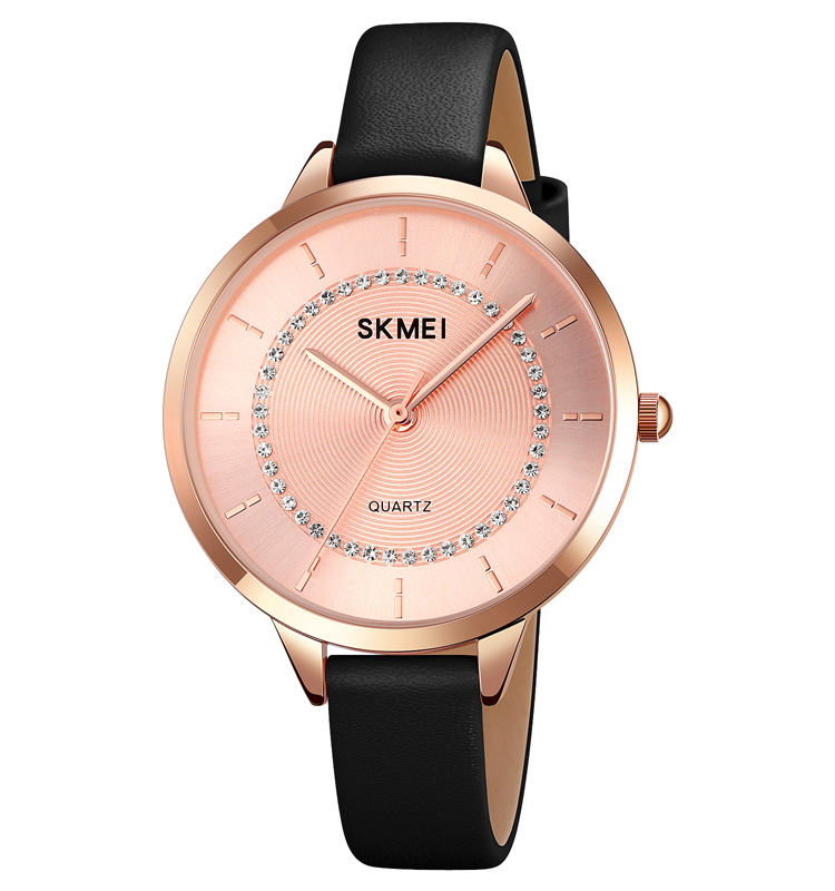 Rose gold/black