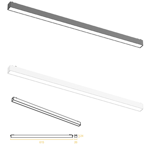 15w Recessed Led Spotlight 2 Wires 3 Competitive Led Track Light Guideway Type-soft Light 24V 48V 220V <strong>Module</strong> Etl - Product Image 1